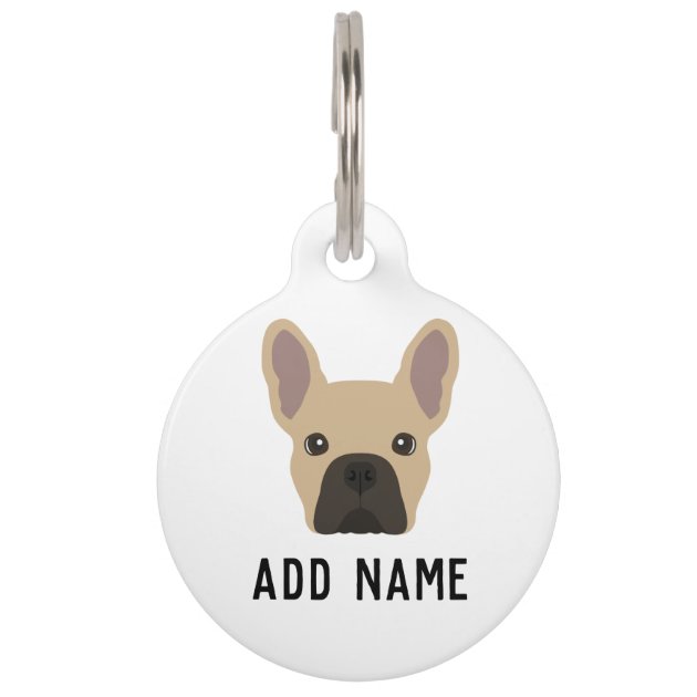 French bulldog name tag clearance