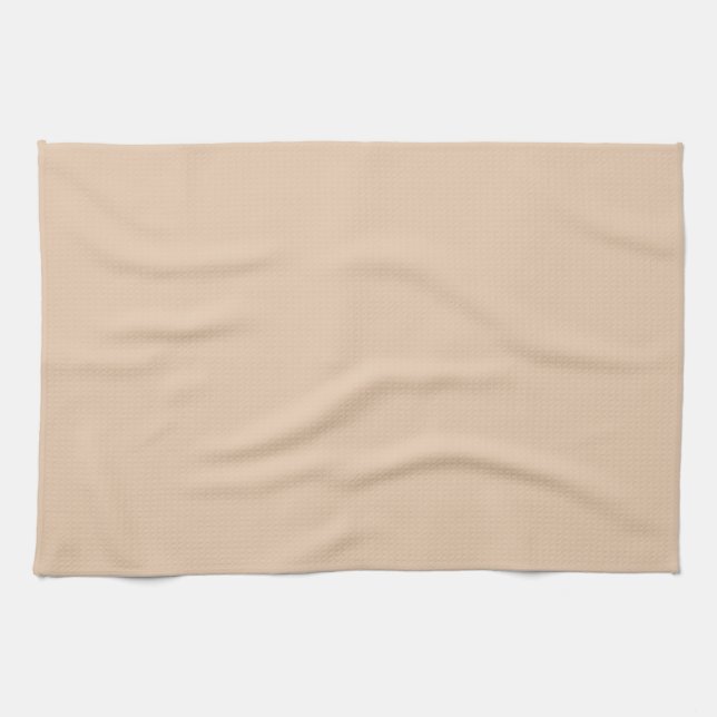 Light Fawn Solid Color Kitchen Towel (Horizontal)