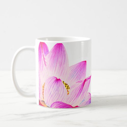   Light Filled Lotus Yoga Reiki Energy Healer Coffee Mug