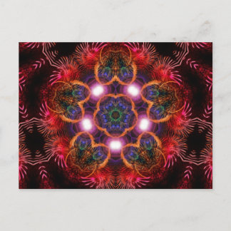 Light Five Fractal Arts Postcard
