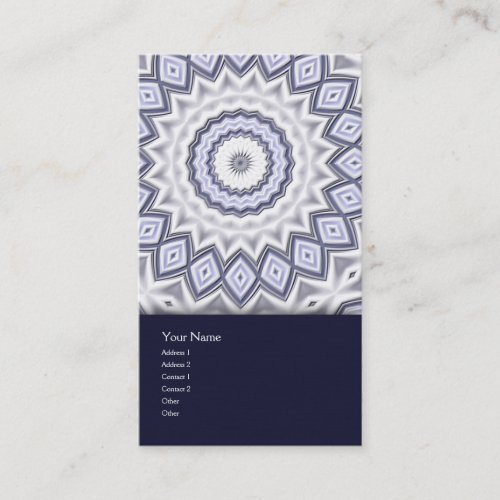 Light Flake Mandala Business Card
