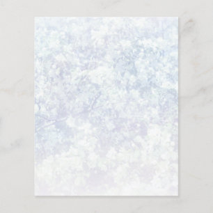 Light Floral Texture Background Template Flyer