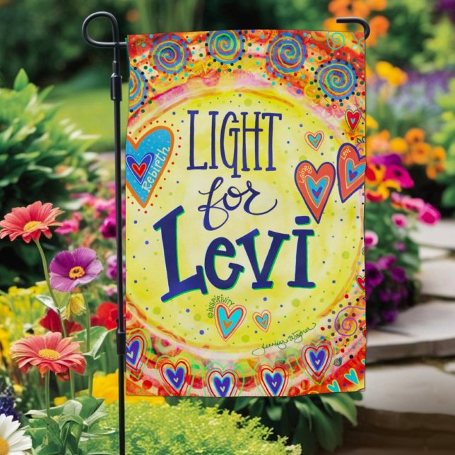 “Light for Levi” Inspirivity Garden Flag (Creator Uploaded)