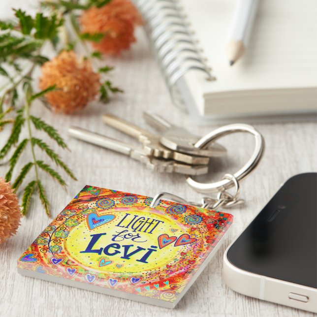 “Light for Levi” Inspirivity Keychain (Front Right)