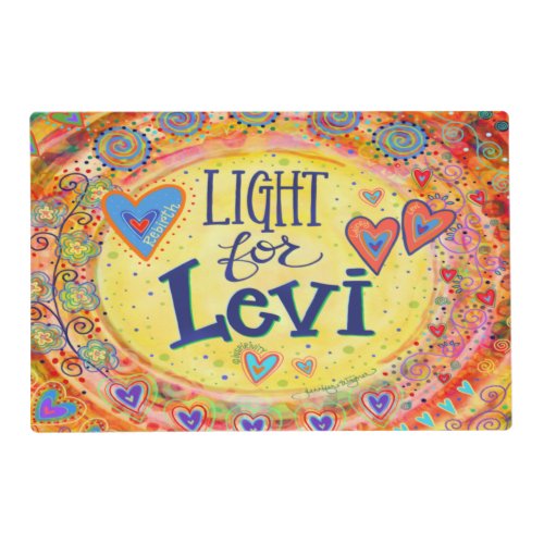 Light for Levi âœInspirivityâ Placemat
