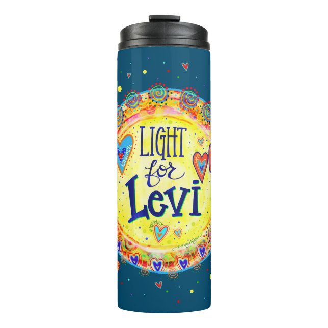 Light for Levi “Inspirivity” Thermal Tumbler (Front)