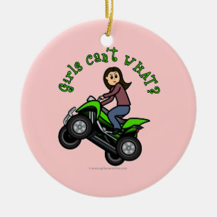 Light Four-Wheeler Ceramic Ornament