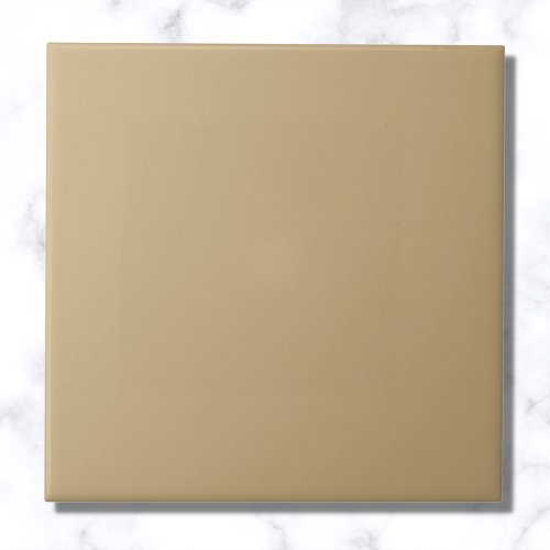 Light French Beige Solid Color Ceramic Tile