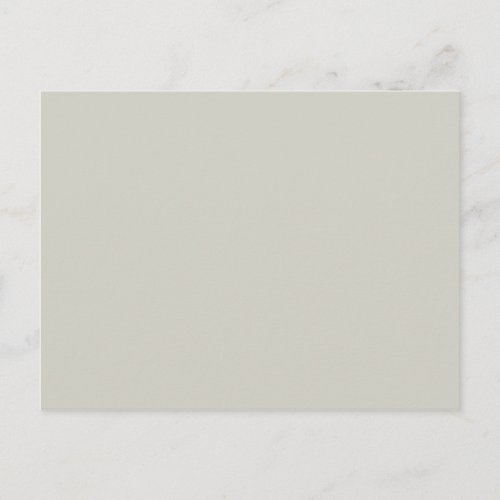 Light French Grey Beige Cream Color Only Postcard