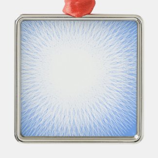 light from heaven metal ornament