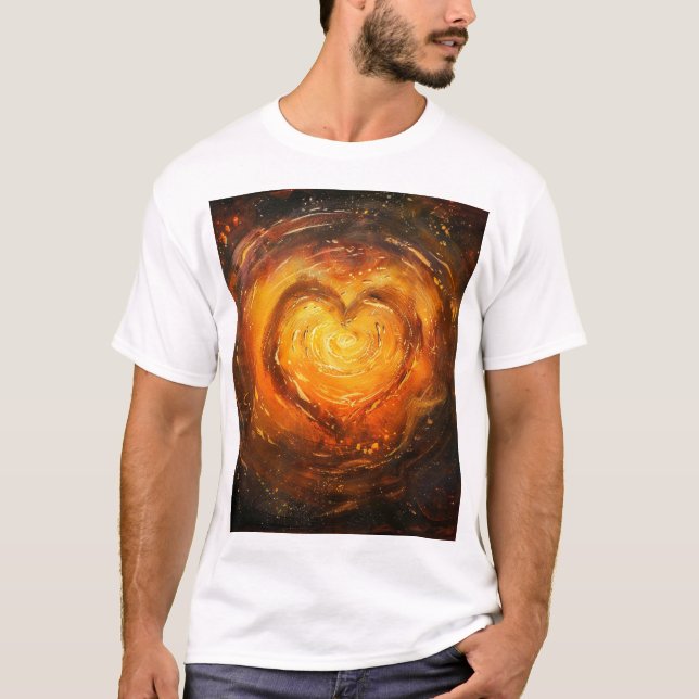 Light from Within — Heart Magic Design T-Shirt (Front)