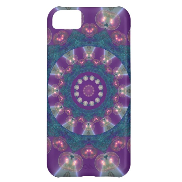 Light Gatherers, Magical Abstract Purple Mandala iPhone 5C Case