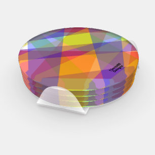 Light Geometric - Coaster (Set) Set