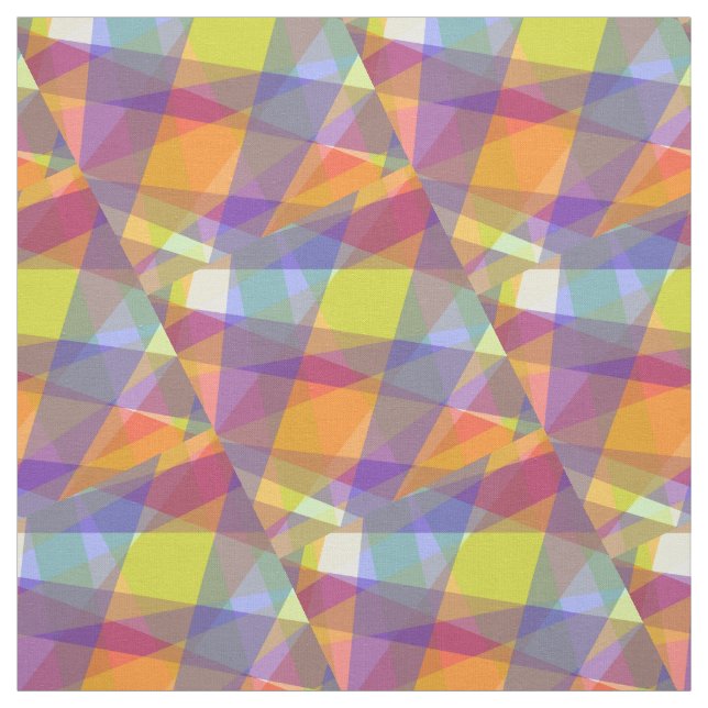 Light Geometric - Combed Cotton Fabric (Swatch)