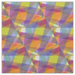 Light Geometric - Ivory Linen Fabric