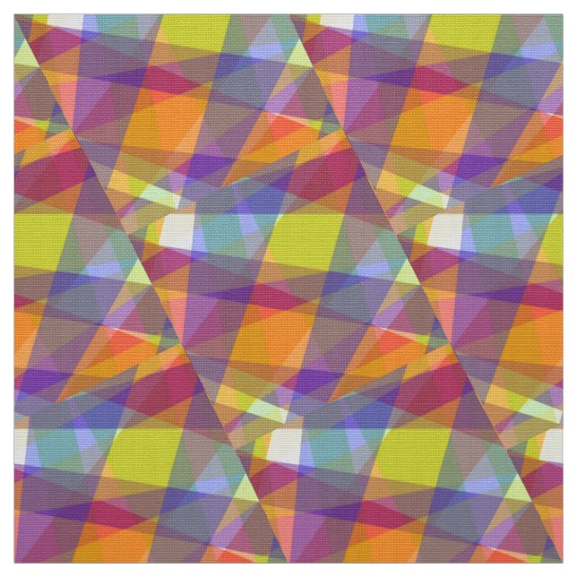 Light Geometric - Polyester Weave Fabric (Swatch)