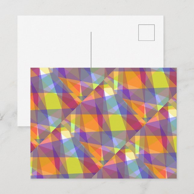 Light Geometric - Postcard (Front/Back)