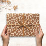 Light Giraffe Animal Print Safari Theme Wrapping Paper
