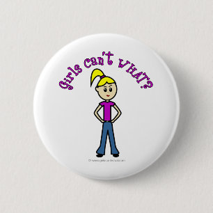 Light Girls Can't WHAT? Logo Pinback Button