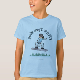 Light Girls Snowboarding T-Shirt