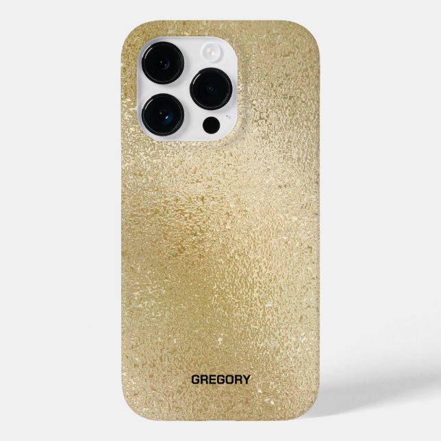 Light gold iridescent shimmering background Case-Mate iPhone case (Back)