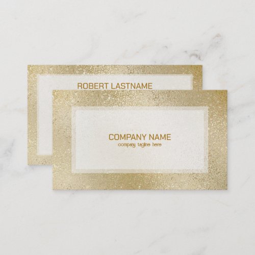 Light gold shimmering iridescent texture business card
