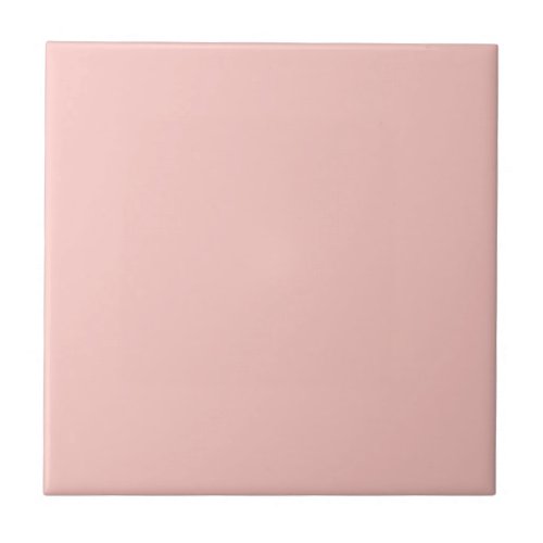 Light Gossamer Pink Solid Color Pastel Pink Ceramic Tile