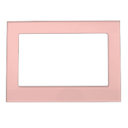 Light Gossamer Pink, Solid Color Pastel Pink Magnetic Frame