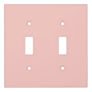 Light Gossamer Pink, Solid Color Pastel Pink Switch Cover