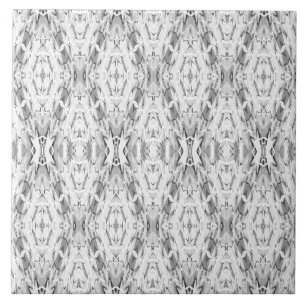 Light gray abstract geometry pattern ceramic tile