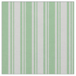 [ Thumbnail: Light Gray and Dark Sea Green Colored Stripes Fabric ]