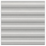 [ Thumbnail: Light Gray and Gray Colored Stripes Fabric ]