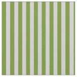 [ Thumbnail: Light Gray and Green Striped/Lined Pattern Fabric ]