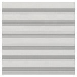 [ Thumbnail: Light Gray and Grey Lined Pattern Fabric ]