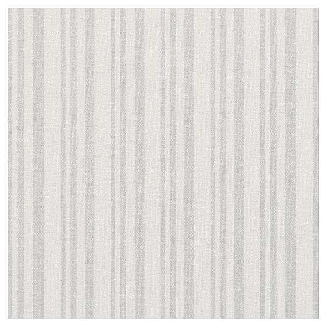 Light Gray and Mint Cream Lines Fabric (Close Up)