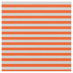 Light Gray and Red Colored Lines Pattern Fabric