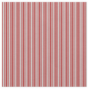 Light Gray and Red Lined Pattern Fabric