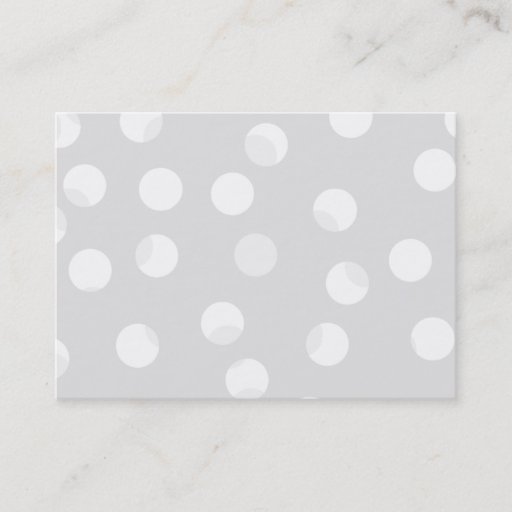 Customizable Light gray and white dotty pattern. business cards