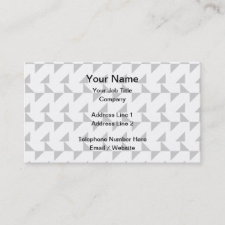 Light Gray and White Geometric Abstract Pattern. Business Card