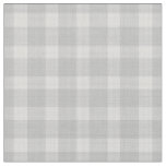 light gray and white Gingham Checkered Plaid Fabric