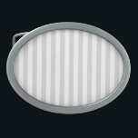 Light Gray and White Stripes Belt Buckle<br><div class="desc">The Light Grey & White stripes pattern is a pattern from the past, characterized by parallel Light Grey & White stripes of various widths that are repeated throughout the pattern. This pattern refers to the classic style and is characterized by subtlety and elegance. Light Grey & White colors are subdued,...</div>