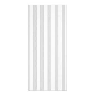 Light Gray and White Stripes Rack Card