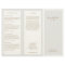 Light Gray Beauty Hair Salon Spa TriFold Brochure