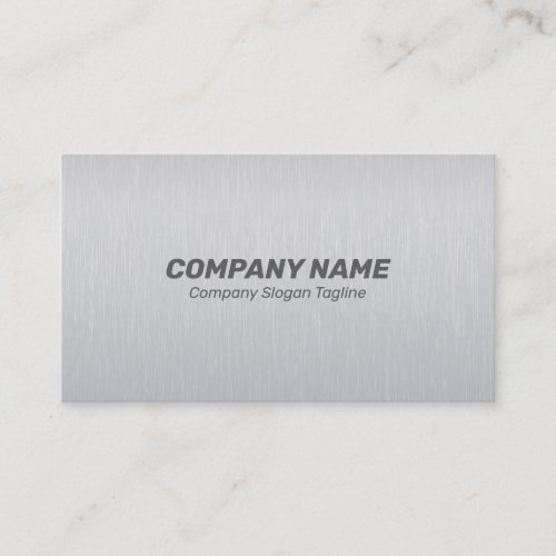 Light_gray brushed aluminum texture business card