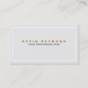 Light Gray Business Card