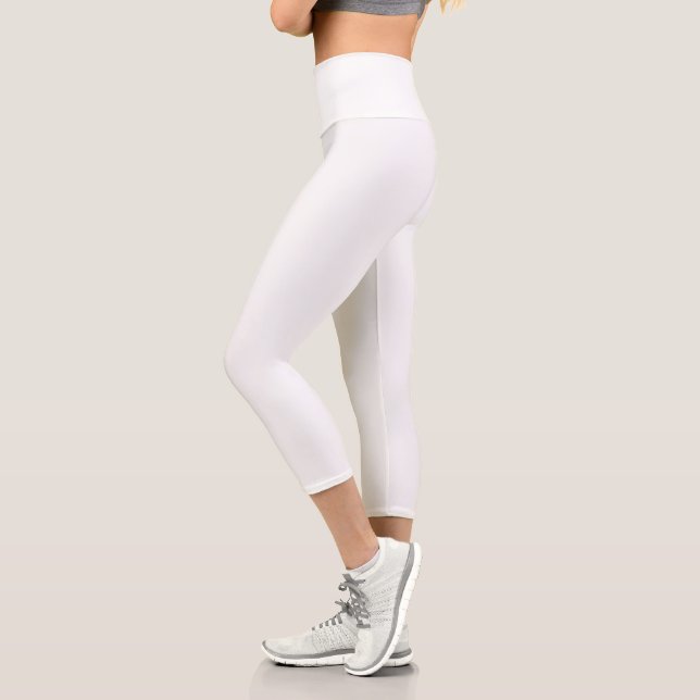Light Gray Capri Leggings for Everyday Comfort (Left)