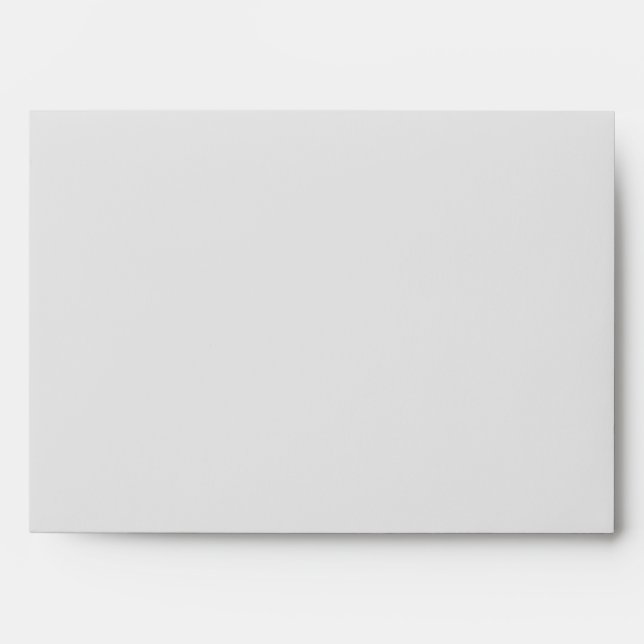 Light Gray Chevron Wedding Invitation Envelope (Front)