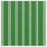 [ Thumbnail: Light Gray & Dark Green Colored Pattern Fabric ]