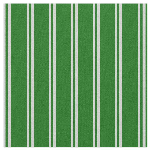 Light Gray & Dark Green Colored Pattern Fabric (Close Up)