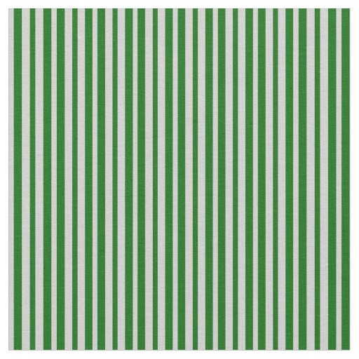 Light Gray & Dark Green Stripes/Lines Pattern Fabric